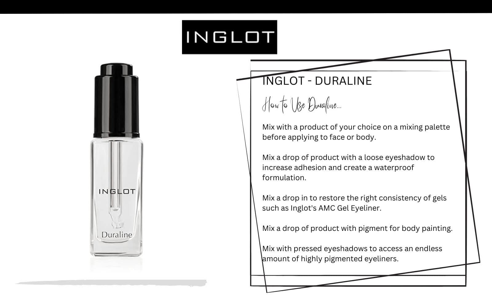 INGLOT AMC EYELINER + DURALINE BUNDLE 3 PIECE SET (GEL 77 + GEL 90 + Duraline)