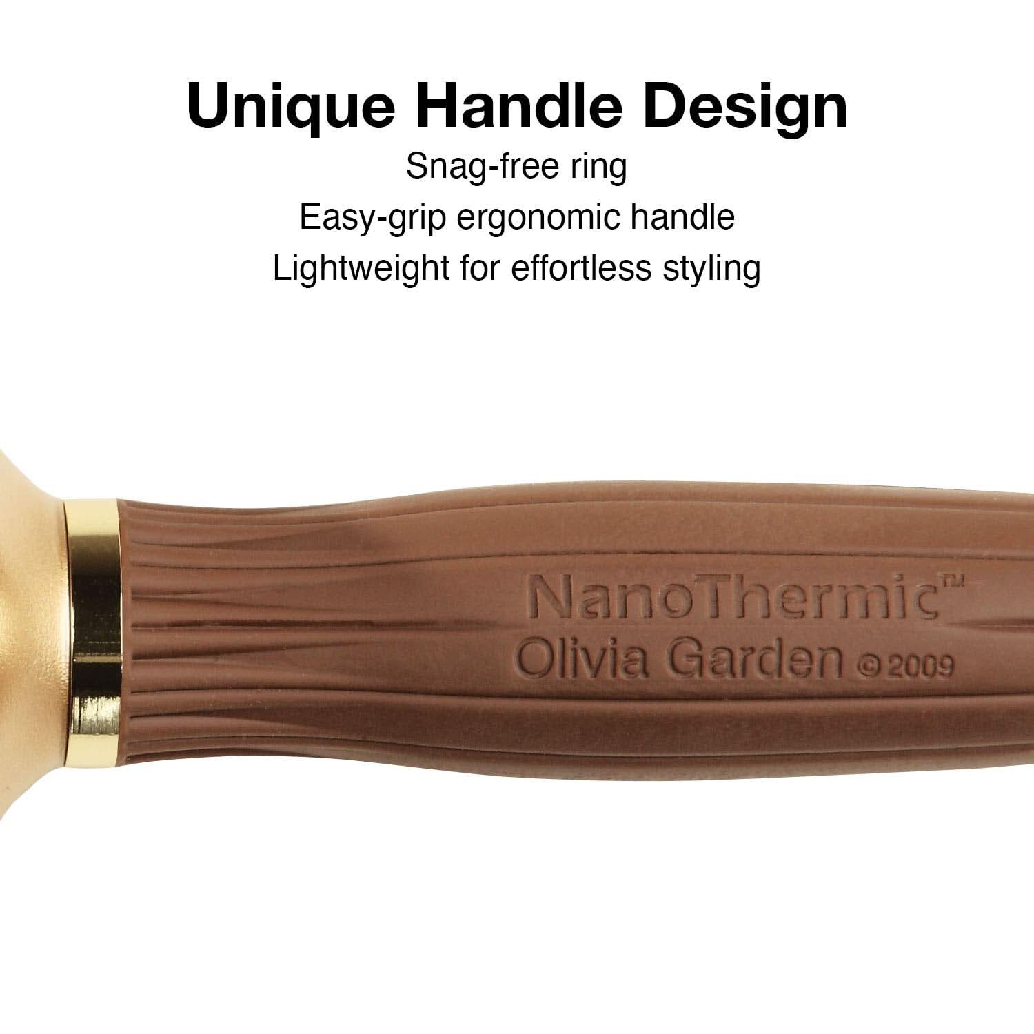 Olivia Garden NanoThermic PowerGrip Thermal Brush NT-G34 (1 1/4")