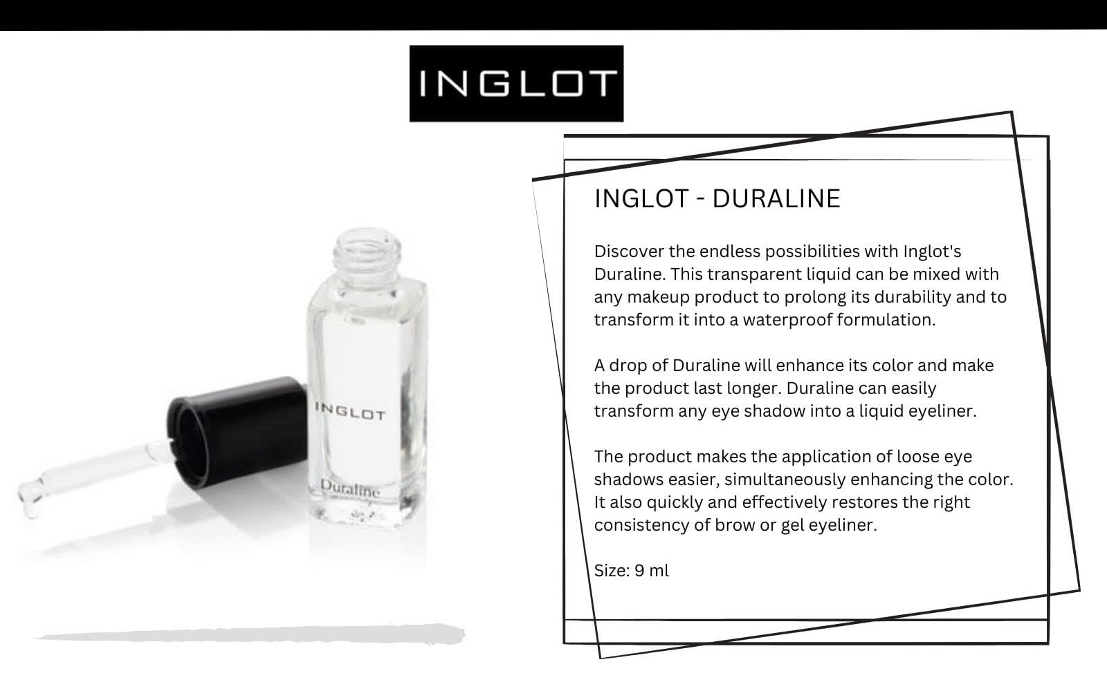 INGLOT AMC EYELINER + DURALINE BUNDLE 3 PIECE SET (GEL 77 + GEL 90 + Duraline)