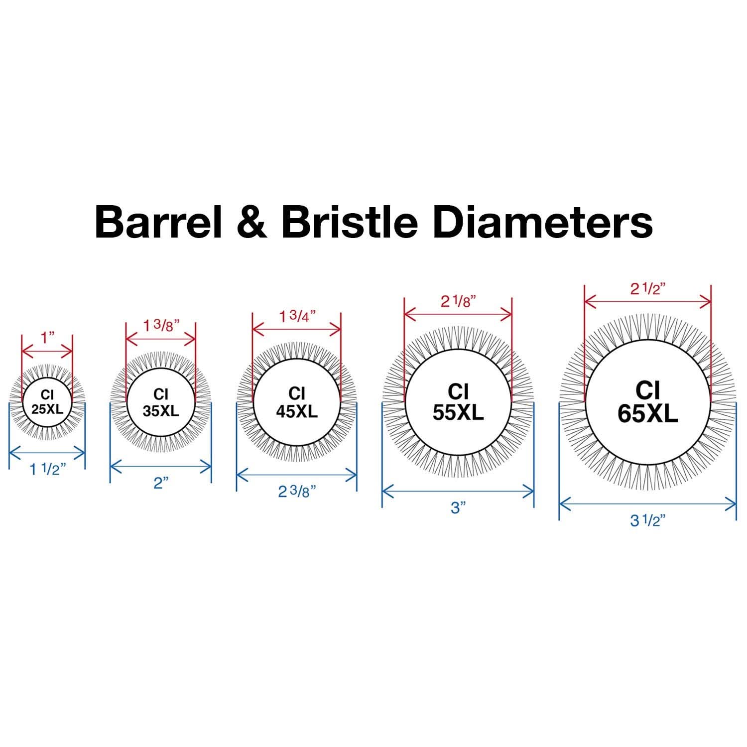 Olivia Garden Ceramic + Ion Speed XL Extra-Long Barrel Collection CIXL-65 (3 1/2")