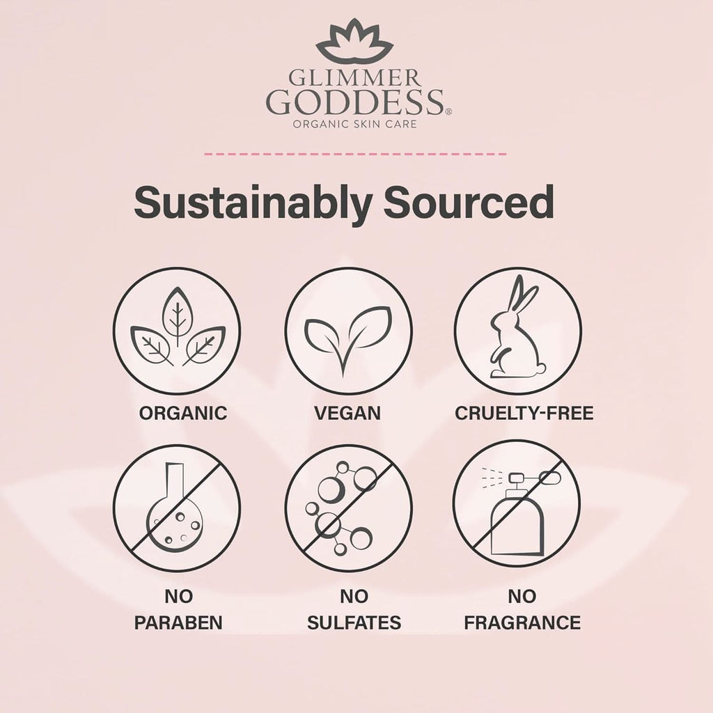 Glimmer Goddess Organic Whipped Body Butter - Salted Caramel