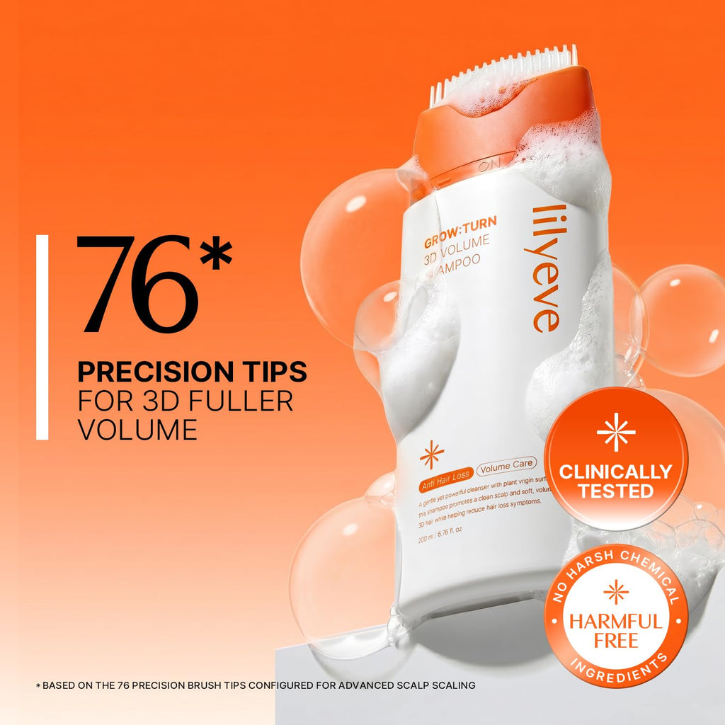 Lilyeve Grow Turn Exosome 3D Volume Brush Shampoo