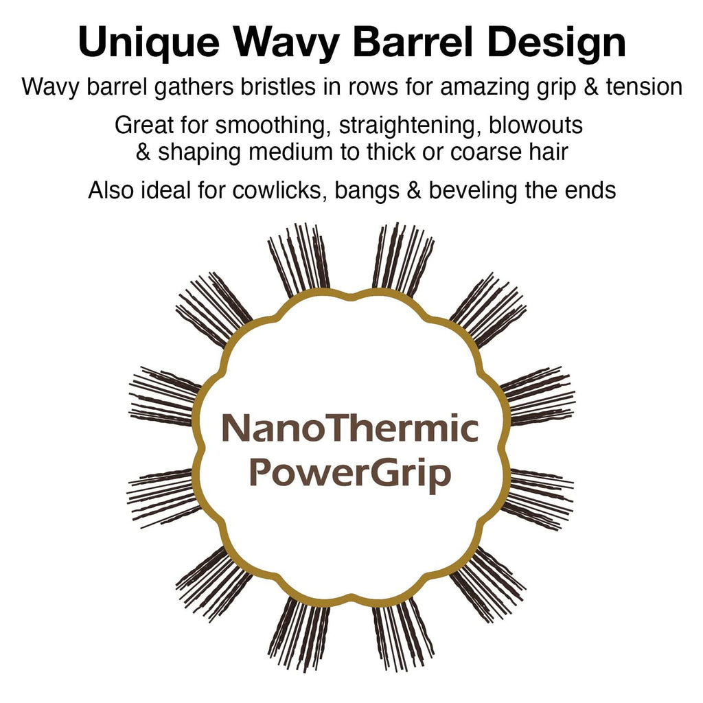 Olivia Garden NanoThermic PowerGrip Thermal Brush NT-G24 (1")