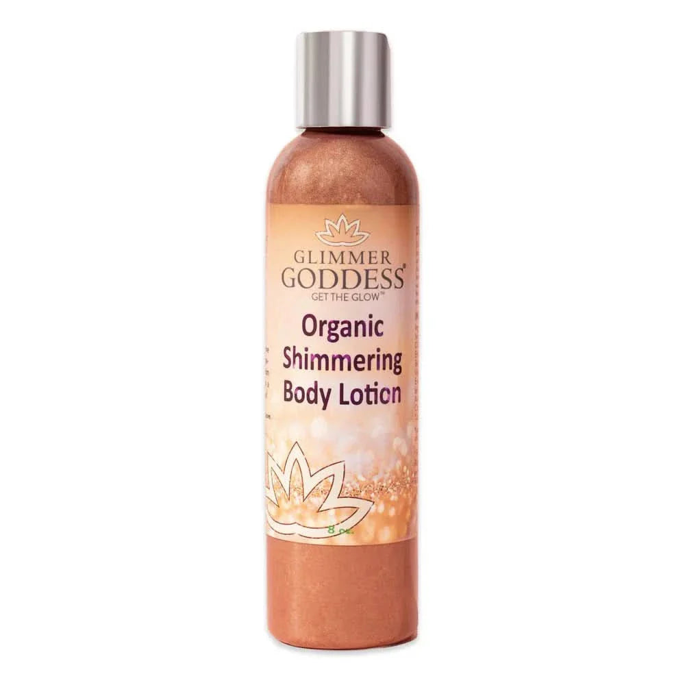 Glimmer Goddess Organic Shimmer Body Lotion - Bronze Sexy 8oz